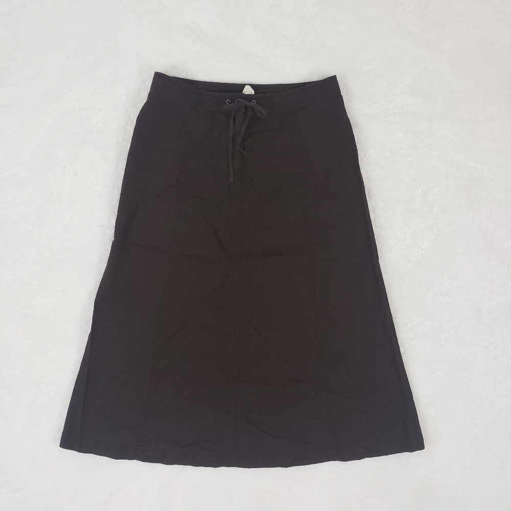 J. Crew Linen Brown Skirt Sz 2